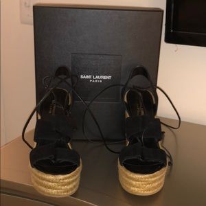 Worn only once YSL wedges